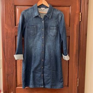 Denim Button Down Dress